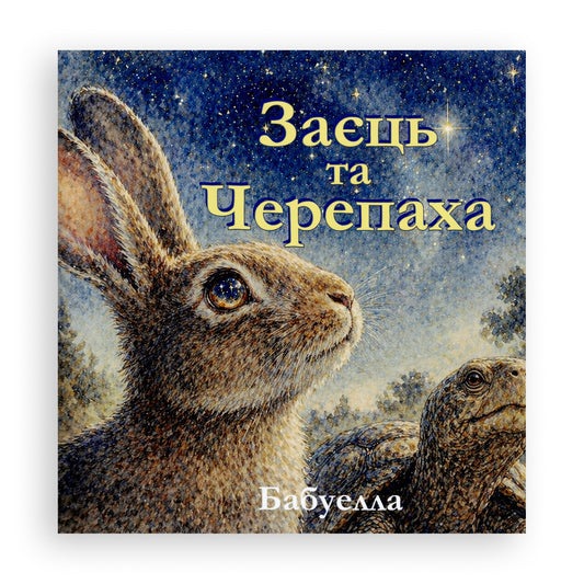 Заєць та Черепаха, автор Ella Babuella. Українські книги для дітей і підлітків. Замовити з доставкою по Нідерландах. Книгарня BoekUA